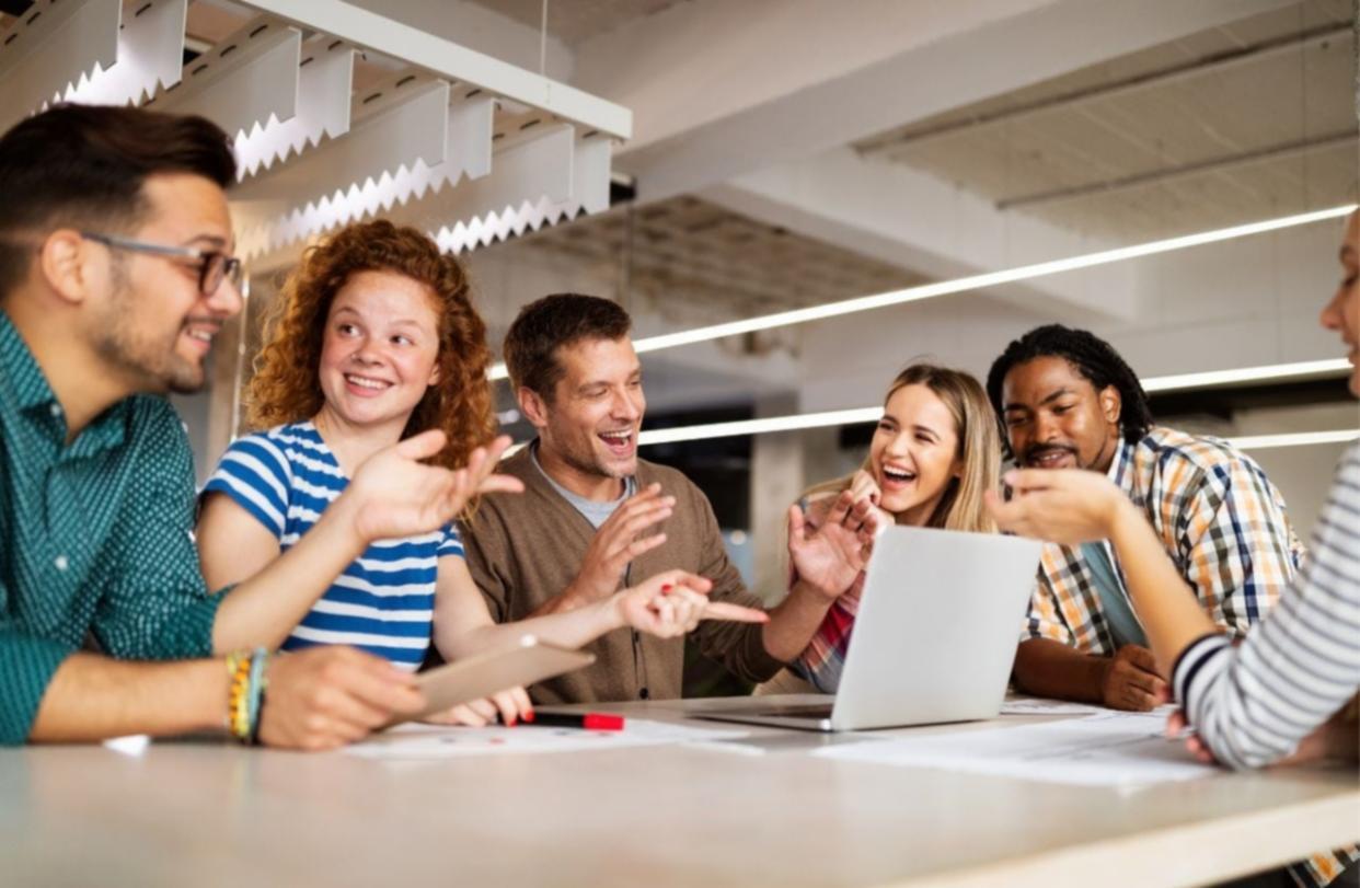 Teilnehmer während einer interaktiven Webinar-Session